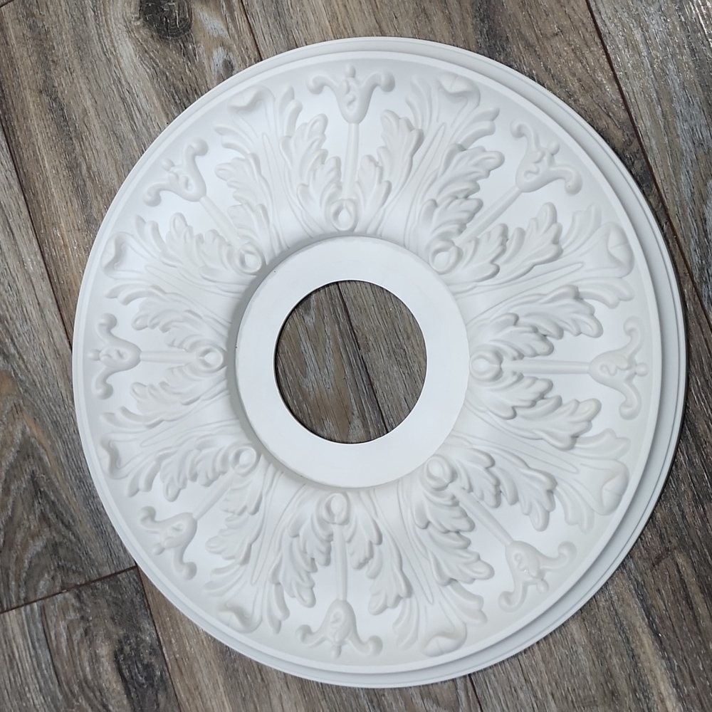 Victorian Decorative Ceiling Medallion - 16" White